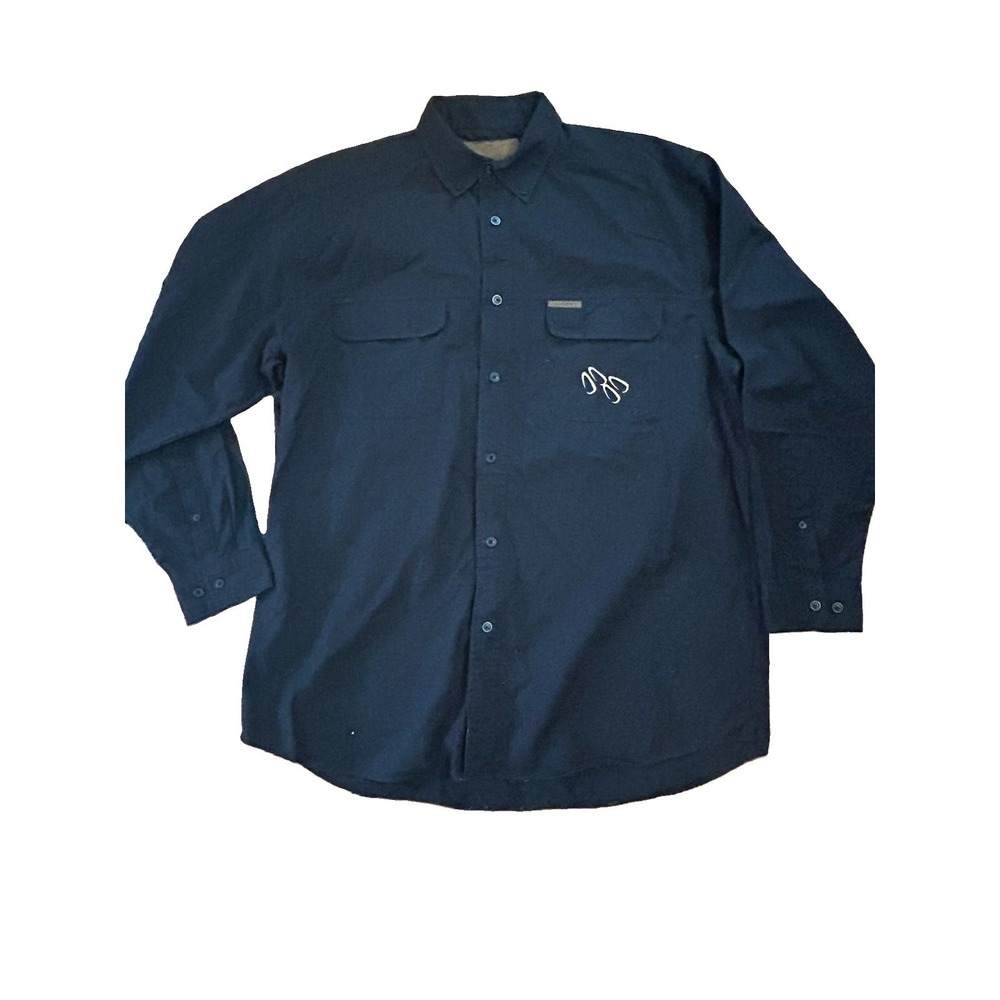 Legendary Whitetails Men's XLT Black Button-Down Shirt Embroidered Deer Vintage